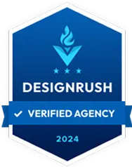 DesignRush Verified Agency 2024 認定ロゴ