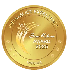 Sao Khue Award 2025（Vietnam ICT Excellence）受賞ロゴ